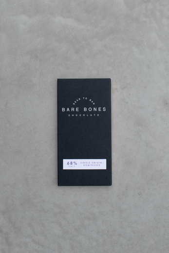 Bare Bones Chocolate - Dominican 68% Salted Chocolate
