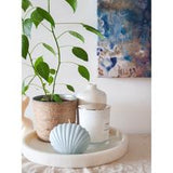 HEBE Shell Candle - Powder Blue