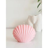 HEBE Shell Candle - Rose Pink